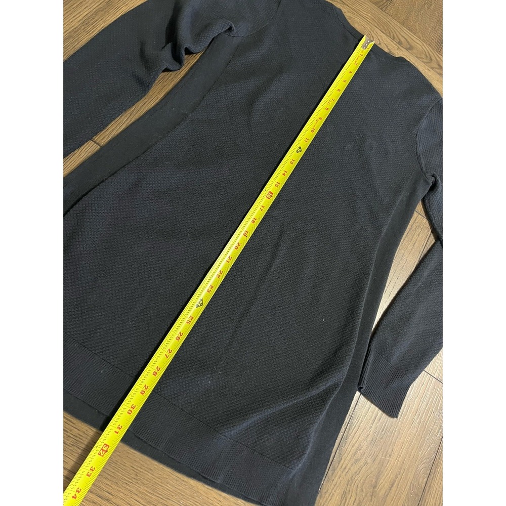 Duluth Women's Lightweight Sweater Medium Black Textured Tunic Casual Coolmax - Picture 6 of 6